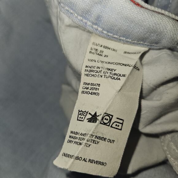 Vintage Y2K Tommy Hilfiger Jeans Womens Plus SZ 22 crop Baggy Skater Boxy - Picture 6 of 8